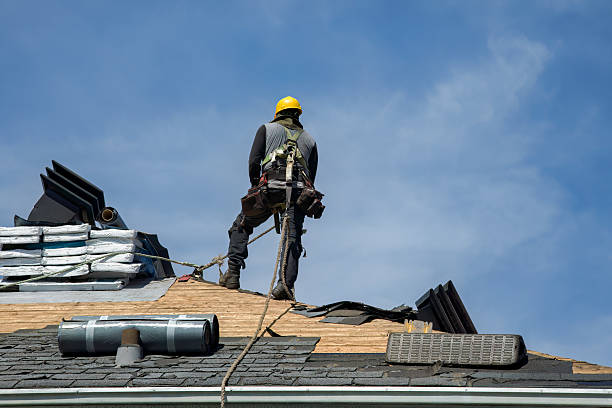 Professional Roof Repair technician working in Bayonne, NJ